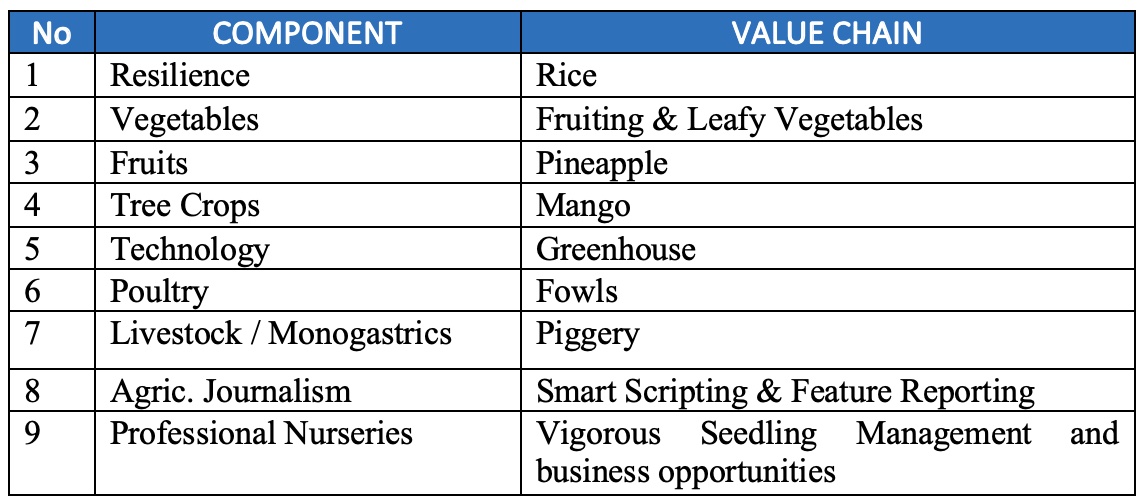 value chains for which supplemental course content 
